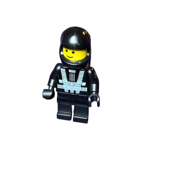 LEGO Minifigure SP001 Blacktron I Space w/ Airtank and Helmet no Visor Screen - Picture 3 of 7